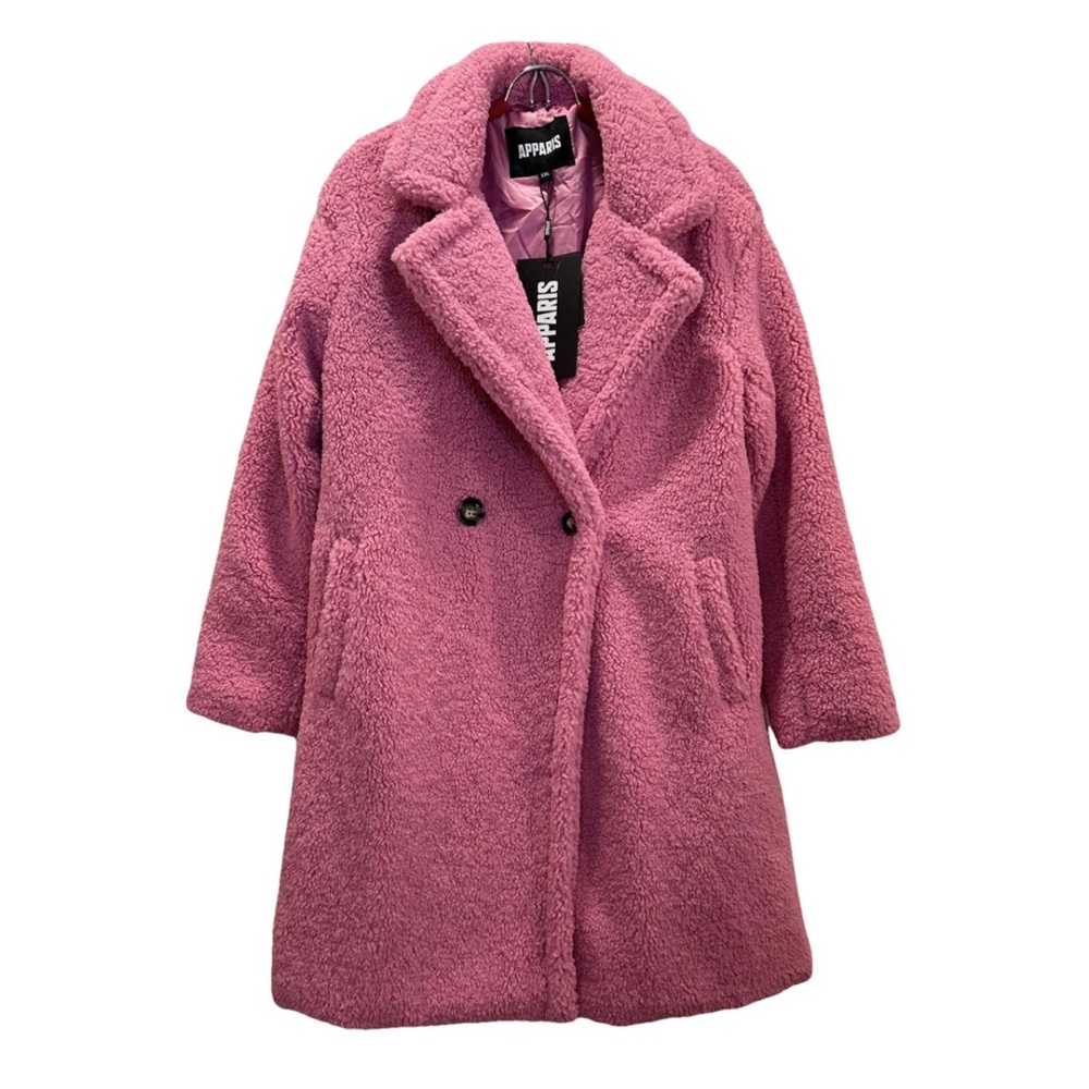 Apparis Fuchsia Teddy Jacket